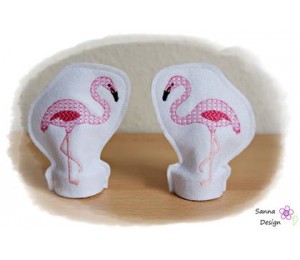 ITH - LED Teelichthülle Flamingo Party